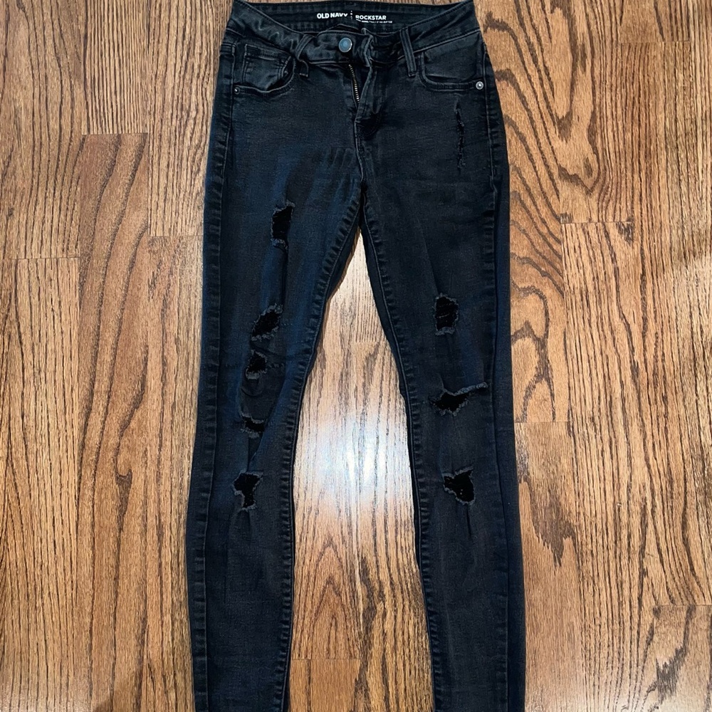 Black Ripped Jeans